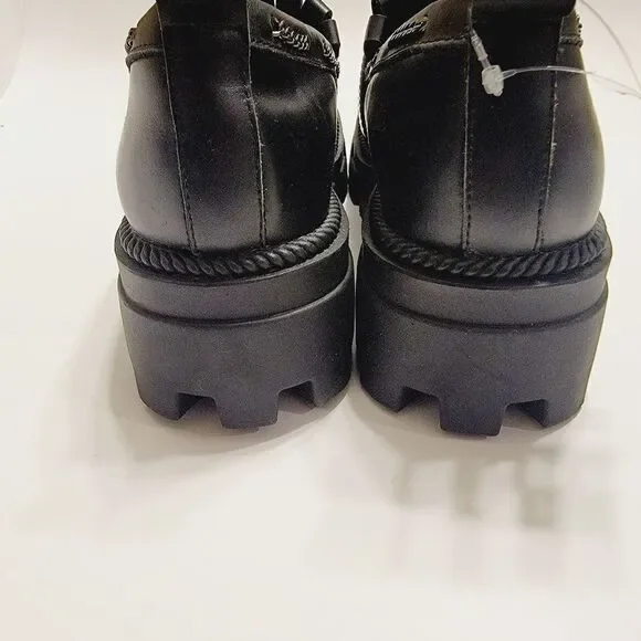 Anthropologie Kelsi Dagger Brooklyn Burke Flats Lug Loafer Size 7.5 NWT